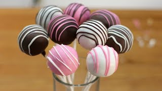 How to Make Cake Pops  Easy Homemade Cake Pop Recipe [upl. by Diad]