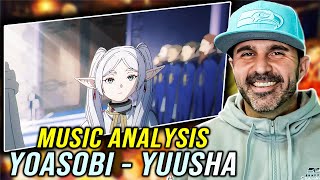 MUSIC DIRECTOR REACTS  YOASOBI  勇者 Frieren OP [upl. by Malamut]