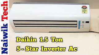 Daikin 15 Ton 5Star Inverter Split AC Unboxing 2023 Model  Daikin RKM50UV16VA Installation 2024 [upl. by O'Donoghue75]