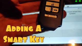 2019 Honda Accord Adding a Smart Key [upl. by Hceicjow]