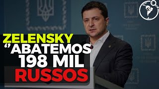 Trump e Zelensky discutem a Paz I Zelensky abatemos 198 mil russos [upl. by Nadoj]