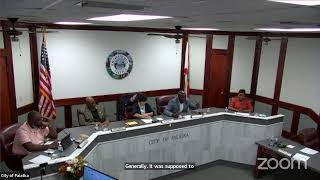 Special Called Palatka City Commission Meeting November 16 2023 [upl. by Aidole]