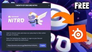 TUTO Obtenir Discord Nitro GRATUITEMENT 2024  SteelSeries GG [upl. by Leynwad334]