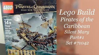 LEGO Pirates of the Caribbean Silent Mary Build  Set 71042  Part 1 [upl. by Alleuol]