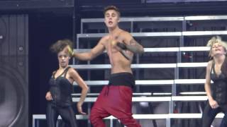 Justin Bieber Boyfriend and Baby Philly Believe Tour 717 [upl. by Aiyram]