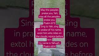 Worship Yahuah with gladnesscome before him with joyful songsPsalm 1002 [upl. by Shishko]