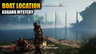 Asgard Mystery Boat Location Njords Lament  Assassins Creed Valhalla [upl. by Lampert760]