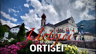 Ortisei probably the most beautiful ski resort of Italy Dolomite Alps [upl. by Dnaleel]