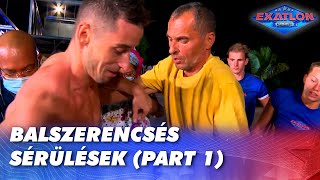 Balszerencsés Sérülések Part 1  Exatlon Hungary  3 Évad [upl. by Deacon]