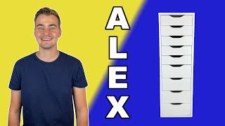 Step by Step  ALEX 9 Drawer Unit IKEA Tutorial [upl. by Halfon510]