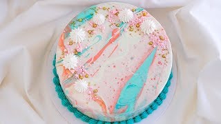 White Chocolate Ganache Decorated Cheesecake Tutorial Rosies Dessert Spot [upl. by Airotna207]