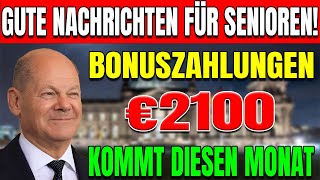 €2100 Einzahlung diesen Monat Deutsche Rentenversicherung angekündigt Überprüfen Sie Ihre Konten [upl. by Oker233]