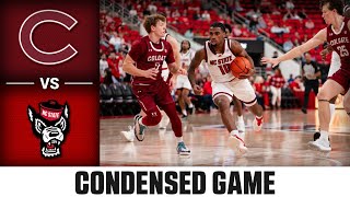 Colgate vs NC State Condensed Game  202425 ACC Men’s Basketball [upl. by Austin816]