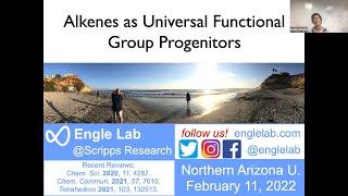 Keary Engle Scripps Research Institute “Alkenes as Universal Synthetic Building Blocks” [upl. by Anerdna]