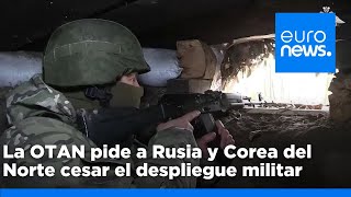 La OTAN pide a Rusia y Corea del Norte cesar el despliegue de tropas en la guerra de Ucrania [upl. by Sloan]