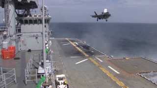 How to Land an F35 on Aircraft Carrier [upl. by Bezanson406]