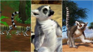 RingTailed Lemur Comparison In 3 Games [upl. by Daht548]