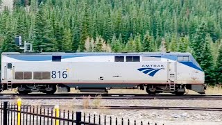 Amtrak 816 Passenger Train  Moffat Tunnel East  Colorado  2023 [upl. by Birchard]