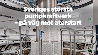 Här riggas återstarten av Sveriges största pumpkraftverk [upl. by Krause]