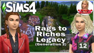 New Skill Day Pt 12 Gen 2 of Maples Rags to Riches Legacy Sims 4 [upl. by Lilia390]