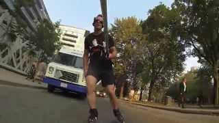 Rollerblader Danger Mode  Inline City Skater Bad Example Bill Stoppard [upl. by Magdalen]