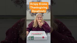 New Krispy Kreme Thanksgiving Doughnuts Full Review Out This Friday krispykreme desserts shorts [upl. by Gnoy287]