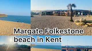 Margate Folkestone beach in Kent [upl. by Ahsetan]