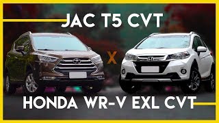 Comparativo Honda WRV EXL CVT  JAC T5 CVT [upl. by Douglas]