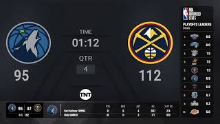 Timberwolves  Nuggets Game 5  NBAPlayoffs presented by Google Pixel Live Scoreboard [upl. by Novelc]