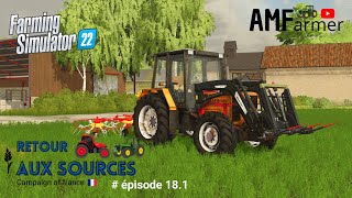 FS 22  Les Foins  Campaign of France  Retour aux sources EP 181  farming simulator 22 [upl. by Luelle620]