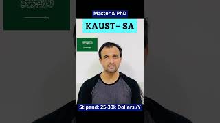 Fully Funded KAUST Scholarships for Masters and PhD Programs  Study in Saudi Arabia [upl. by Enoek]