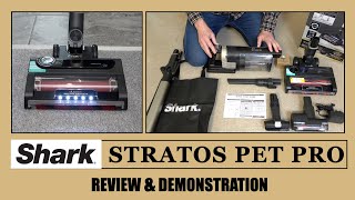 Shark Stratos IZ400UKT Pet Pro Cordless Stick Vacuum In Depth Review amp Demonstration [upl. by Ado]