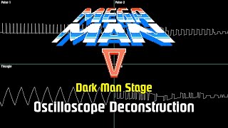 Mega Man 5 NES  Dark Man Stage Oscilloscope Deconstruction [upl. by Einnob]