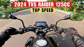 2024 TVS Raider 125cc Acceleration Test  Top Speed 🔥 [upl. by Riancho]