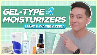 Best GEL TYPE MOISTURIZERS for OILY to COMBINATION skin Filipino  Jan Angelo [upl. by Reifinnej953]