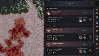 Crusader Kings III Legends of the Dead Tutorial  Plagues [upl. by Ynnavoj]