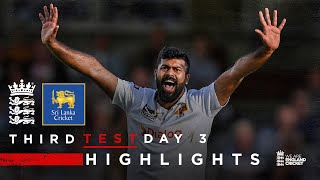 Kumaras 4Fer In 16 Wicket Day  Highlights  England v Sri Lanka Day 3  Rothesay Test 2024 [upl. by Latterll878]