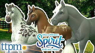 Spirit Riding Free Nibby Tambourine and Crow Horse Figures from Just Play [upl. by Allesiram]