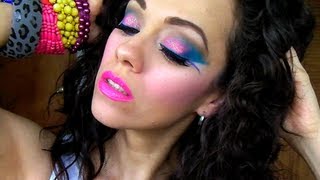 Maquillaje Ochentero I ♡ the 80s [upl. by Hatty]