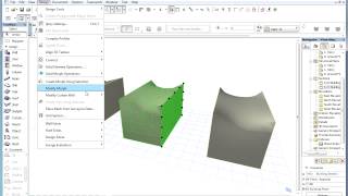 The ARCHICAD MORPH Tool  Smoothing and Merging Faces of a MORPH [upl. by Aicre]