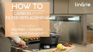 LINÄRIE  Marseille Downdraft Extractor Range Hood  Carbon Filter Replacement CF152 [upl. by Ferguson481]