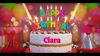 Clara Joyeux Anniversaire  The Ultimate French Birthday Song  French Birthday Song with Name [upl. by Sinnej229]