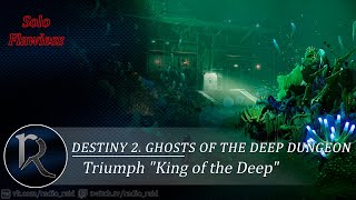 Destiny 2 Ghosts of the Deep Dungeon Flawless Solo Подземелье quotПризраки глубинquot без смертей [upl. by Doe39]