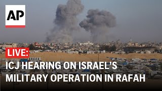 ICJ LIVE Top UN court holds hearing on Israel’s incursion into Rafah in Gaza [upl. by Atwahs]