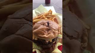 Best double bacon cheeseburger￼ at Lulas Modesto [upl. by Haiel]