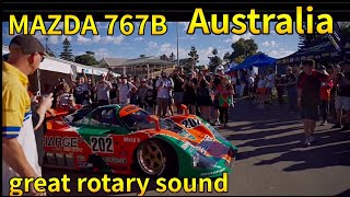 MAZDA 767B racing rotarysound in Australia [upl. by Frankel]