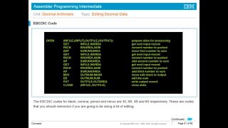 Mainframe Assembler Intermediate Unit2 [upl. by Mushro]