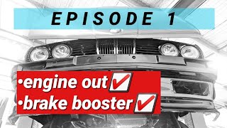 EPISODE 1 E30 S54 Engine Swap  Brintech Customs [upl. by Harte]