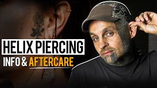 Helix Piercing Info amp Aftercare  UrbanBodyJewelrycom [upl. by Mac357]