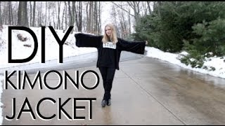 12 DAYS of DIY Kimono Jacket inspired by Rick Owens FW13 [upl. by Yenor]